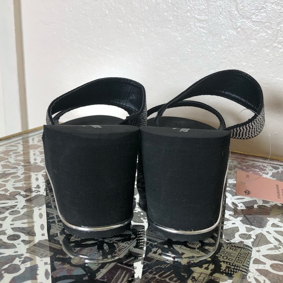 Juicy Couture Rhinestone Wedge Sandals NWT - Picture 4 of 7